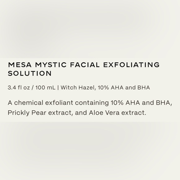 TwentyNine Palms Mesa Mystic Facial Exfoliating Solution - Picture 6 of 12